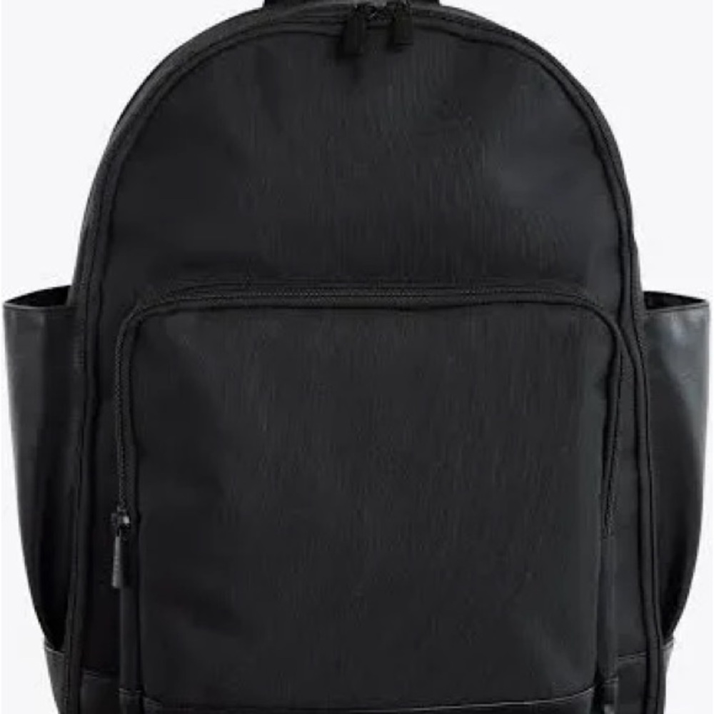 BEIS Black Backpack with Side Pockets